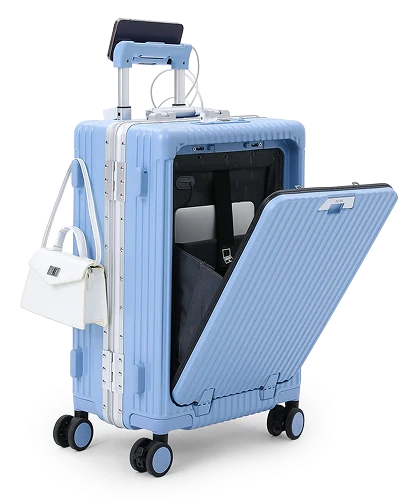 NOBL carry-on with travel accessories